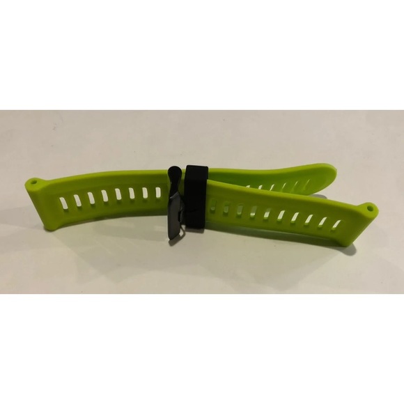 Watch Band 25mm Light Green Silicone Rubber Replacement For Nixon 51-30 Garmin - Picture 10 of 11